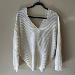 Pearl Embellished Sweater